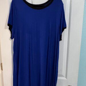 Torrid Super Soft Blue Knit T Shirt Dress, Size 3